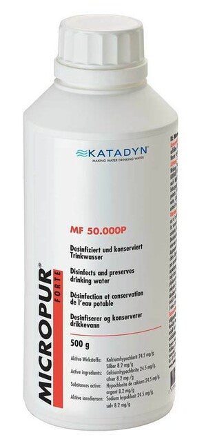 Katadyn Micropur Forte MF 50'000P prašak za dezinfekciju vode, 500g