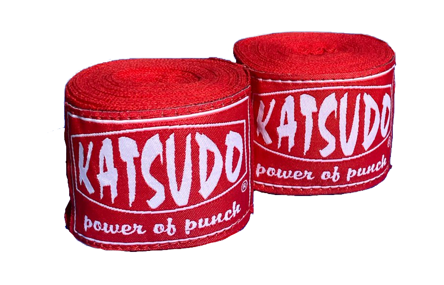 Katsudo Path elastična boksačka bandaža, crvena