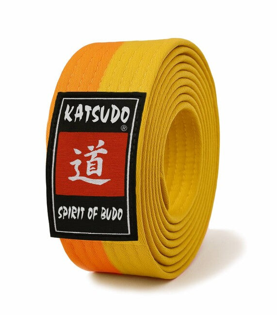 Katsudo Master pojas obi, žuto-narančasti