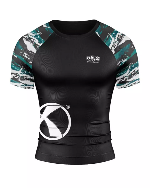 Katsudo Virago funkcionalna majica s kratkim rukavom, camo