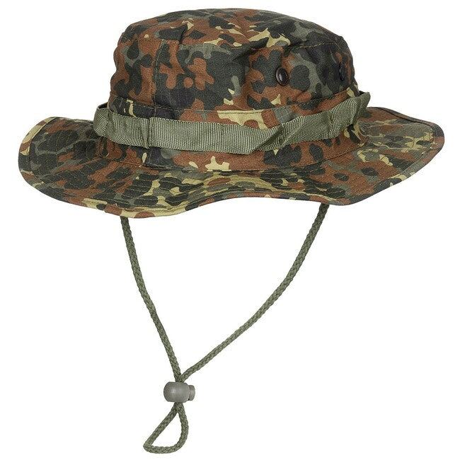 MFH GI Bush američki šešir Ripstop s uzicom, BW camo