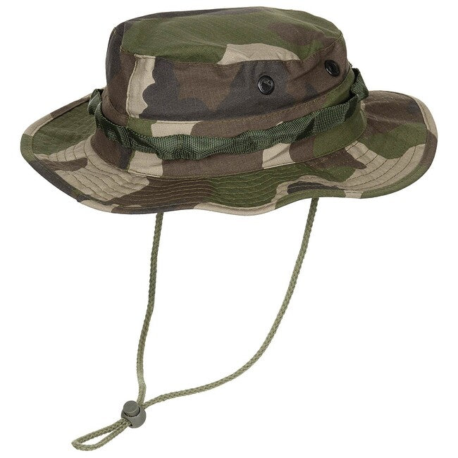 MFH GI Bush američki šešir Ripstop s uzicom, CCE camo