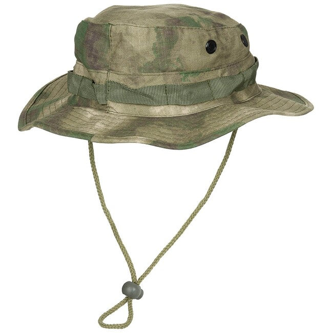 MFH GI Bush američki šešir Ripstop s uzicom, HDT-camo FG
