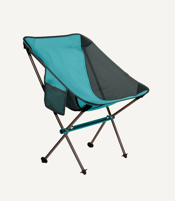Klymit Ridgeline kratka kamping stolica, plava