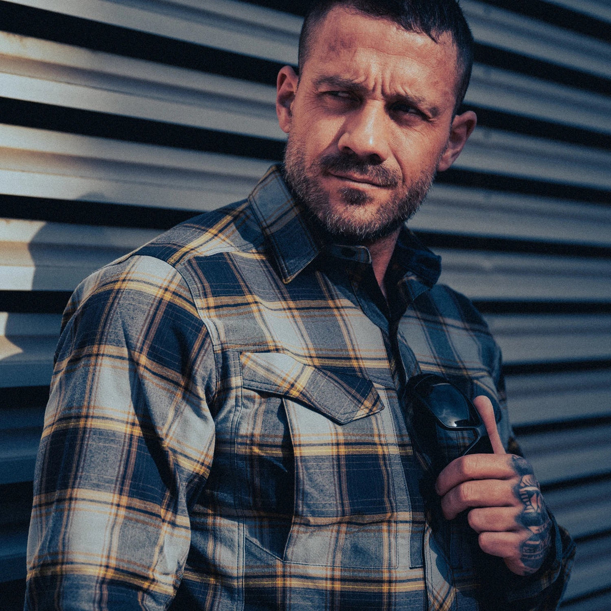 Helikon-Tex Defender Mk2 Nylon Sorona Blend košeľa, Dark Ochre Plaid