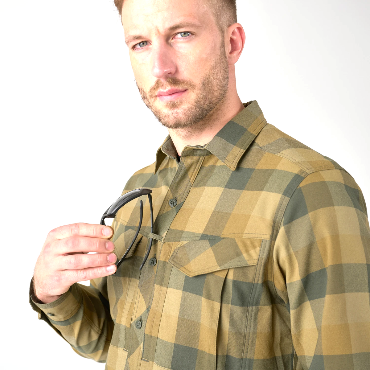 Helikon-Tex Defender Mk2 Nylon Sorona Blend košeľa, Dark Ochre Plaid