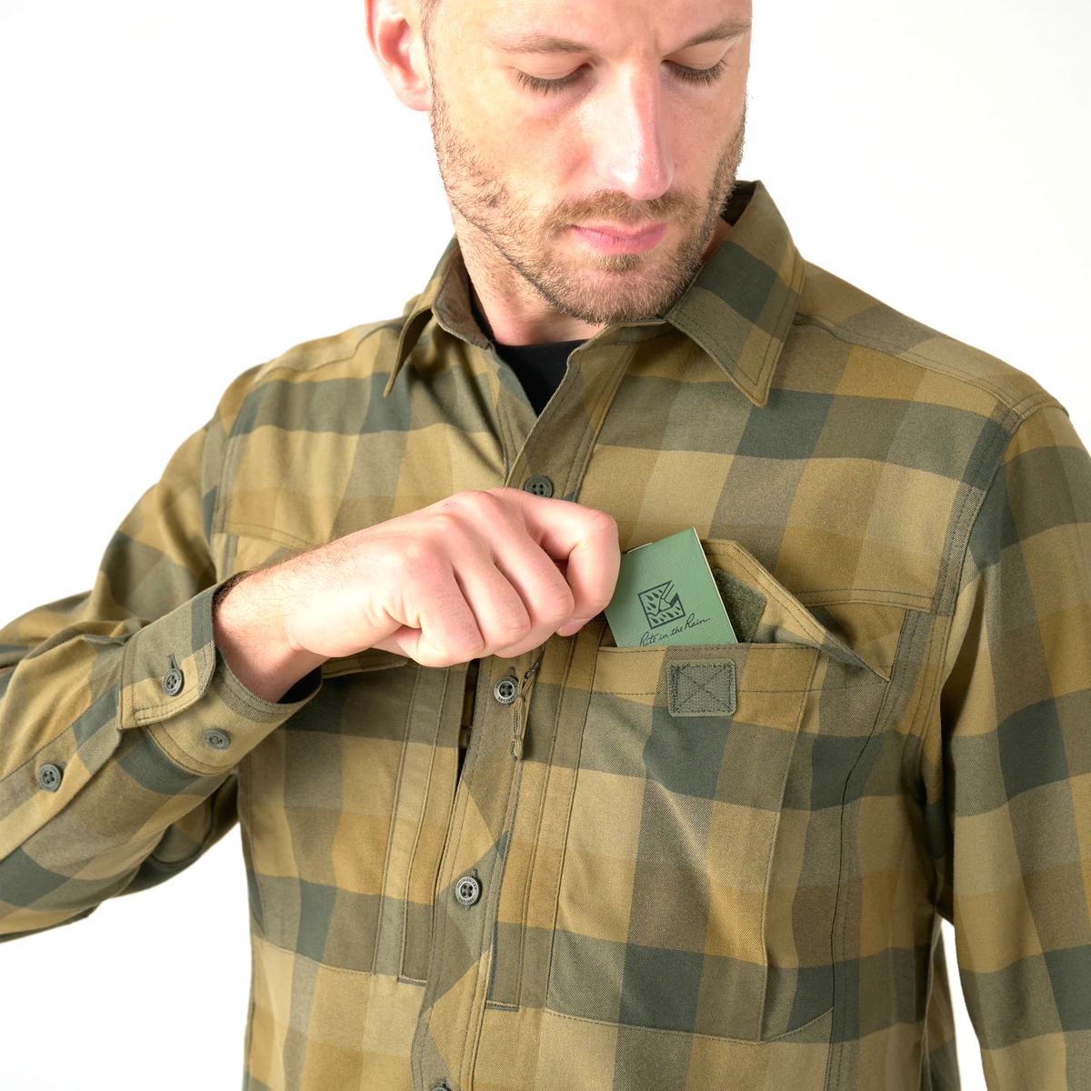 Helikon-Tex Defender Mk2 Nylon Sorona Blend košeľa, Dark Ochre Plaid