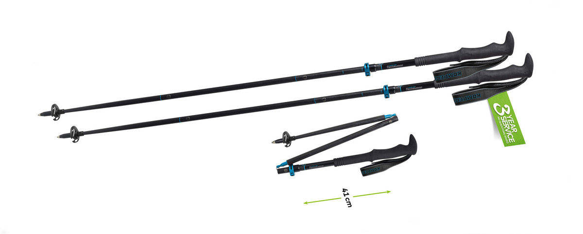Komperdell Carbon FXP.4 Exp. Vario sklapajuća palica, 115-135 cm, 1 par