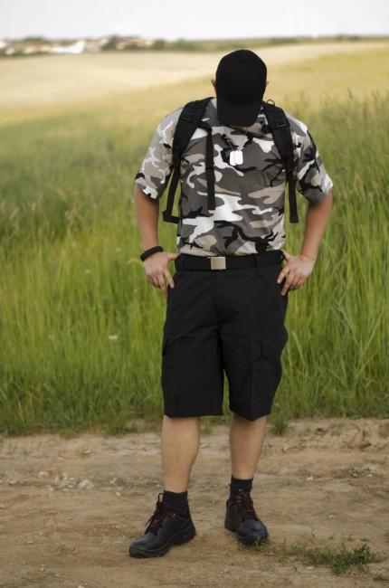 Helikon-Tex CPU kratke hlače Rip-Stop, crne