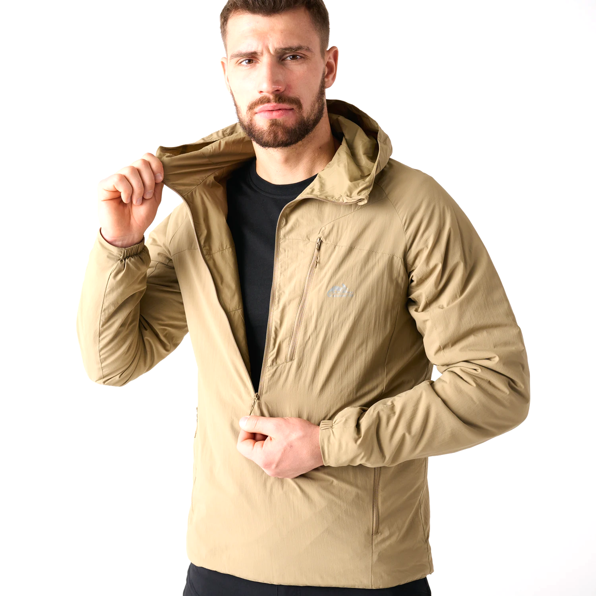 Helikon-Tex Wolfhound Hoodie Lite prechodná bunda, čierna