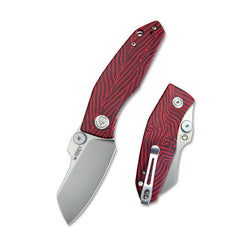 KUBEY Monsterdog sklopivi nož Red-Black G10