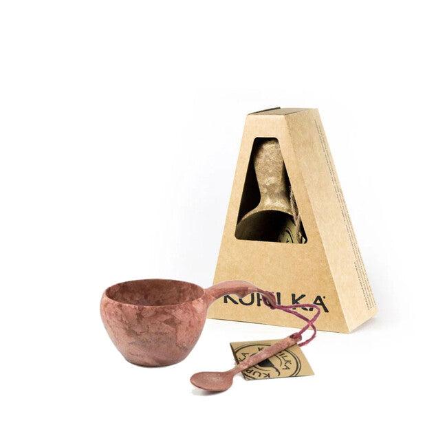 KUPILKA 21 Classic šalica sa žličicom cup, crvena