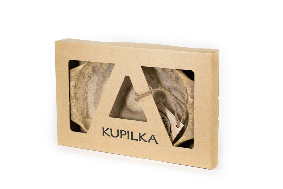 KUPILKA Plate 44 tanjur plitki 0,44 L, smeđ