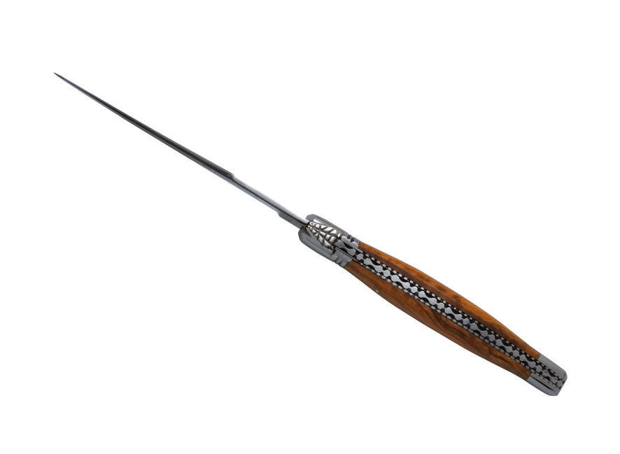 Laguiole DUB101 nož za meso, oštrica 11,5 cm, čelik 420, ručka od maslinskog drva