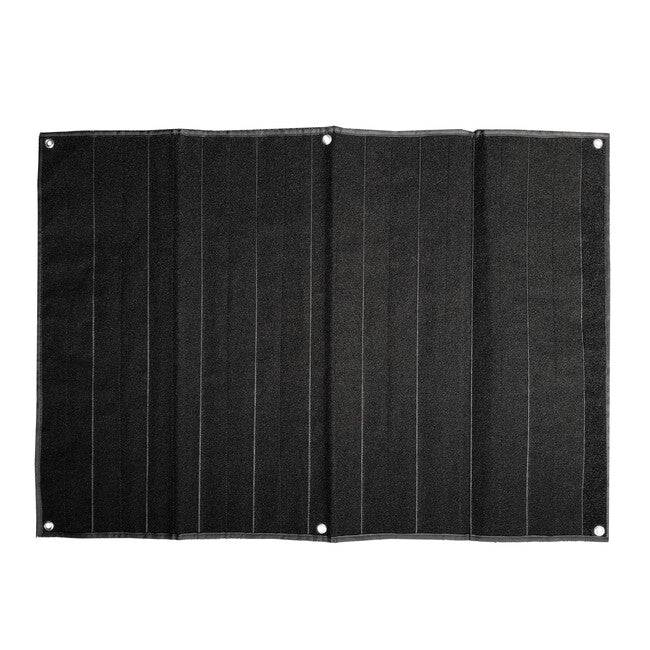 WARAGOD Large Velcro Panel crna deka sa 6 očica Blanket with eyelets Black