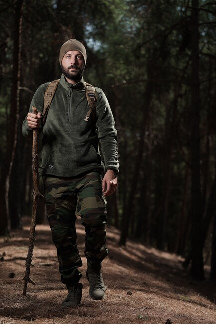 Pentagon Grizzly pulover, camo green
