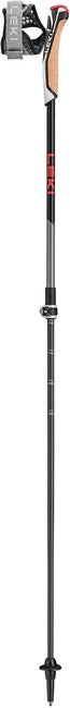 LEKI Instructor Lite Nordic Walking štapovi, tamni antracit-srebrnosiv-jasan crven, 100 - 125 cm