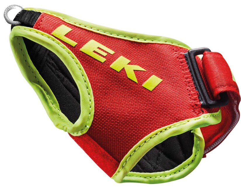 LEKI Frame Strap Shark remeni, neonsko crveni, M/L/XL