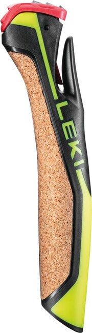 LEKI Nordic Shark Cork ručke 16,5mm, neonski žut/crn