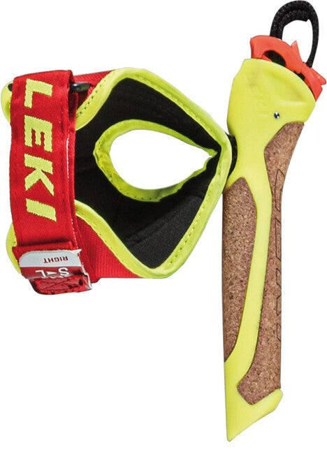 LEKI FRT4 Nordic Shart ručka 16,5 mm, neonsko žuta/smeđa