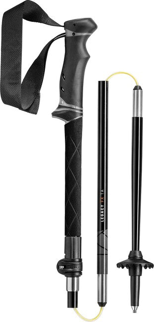 LEKI Legacy FX TA treking palice, srebrno siva-živo crvena-crna, 110 - 130 cm