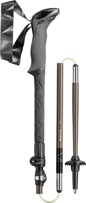 LEKI Makalu FX TA treking palice, petrol-crna-srebrno siva, 110 - 130 cm