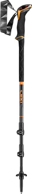 LEKI Sherpa Lite treking palice, neonsko narančasta-crna-denim plava, 100 - 135 cm