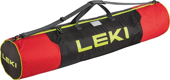LEKI vreća za štapove, crvena-crna-neonska žuta, 140 cm