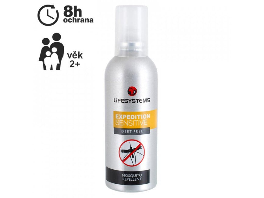 Lifesystems Expedition Sensitive repelent sprej protiv komaraca i krpelja, 100 ml