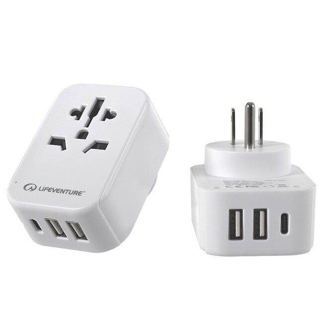 Lifeventure putni adapter s USB i USB-C