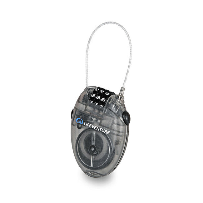 Lifeventure Mini Cable Lock brojčani lokot s čeličnom sajlom 70 cm