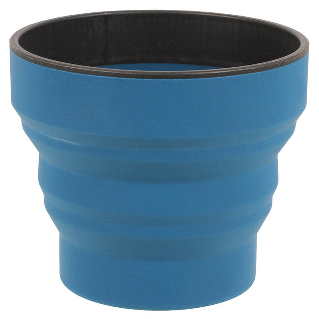 Lifeventure Ellipse Flexi Mug silikonska sklopiva šalica 350 ml, mornaričko plava