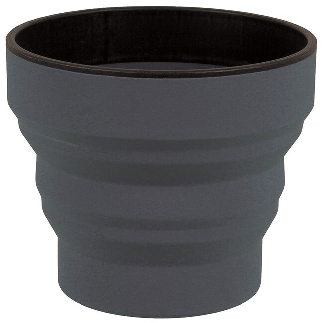 Lifeventure Ellipse Flexi Mug sklopiva silikonska šalica 350 ml, grafit