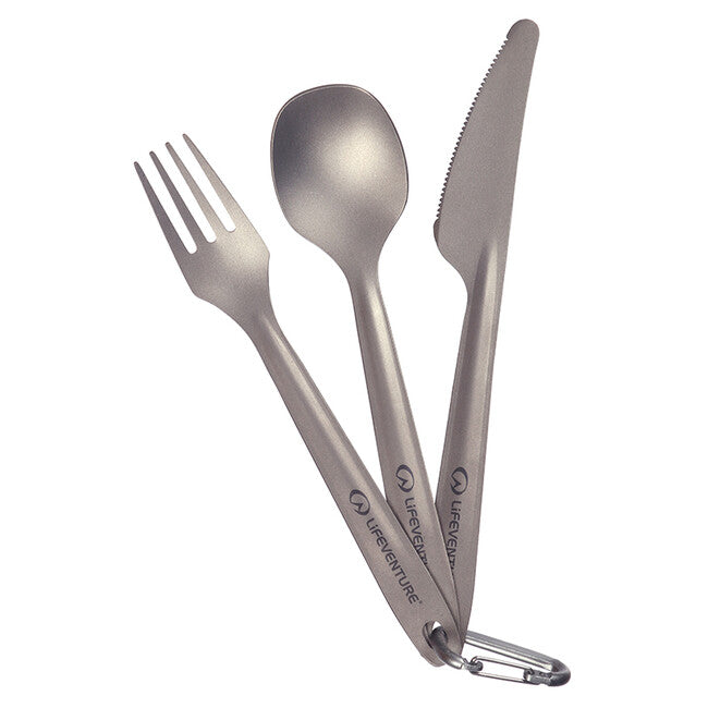 Lifeventure titanijski set pribora