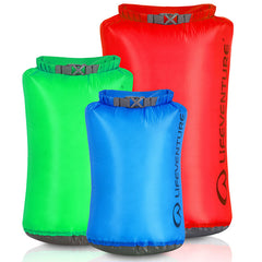 Lifeventure vodonepropusna torba set 5 l, 10 l, 25 l, mix boja