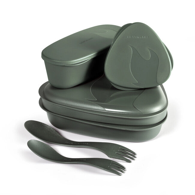 LIGHT MY FIRE LunchKit 2.0 set za ručak, zelen