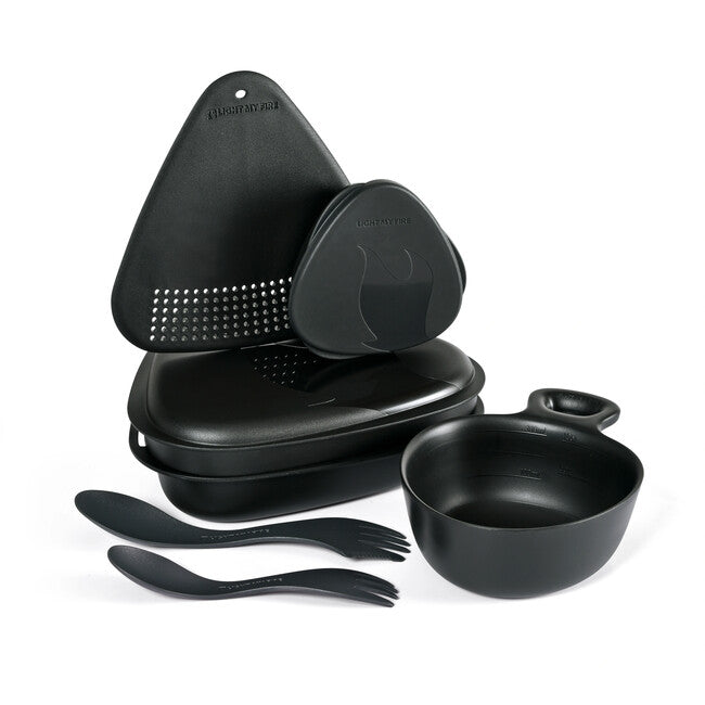 LIGHT MY FIRE Outdoor MealKit 2.0 set za ručak, crn