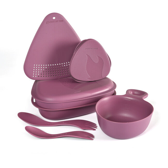 LIGHT MY FIRE Outdoor MealKit 2.0 set za ručak, ljubičast