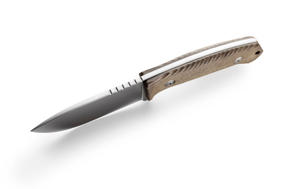 Lionsteel M3 lovački nož CVN s ručkom od prirodnog platna