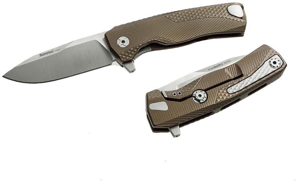 Lionsteel ROK B luksuzni džepni nož s ručkom od masivnog titanija