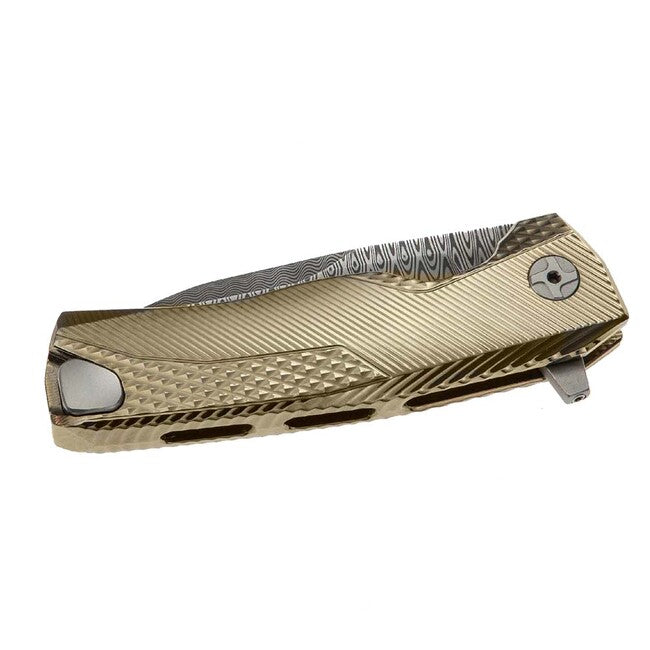 Lionsteel ROK DD GL luksuzni džepni nož s ručkom od masivnog titanija