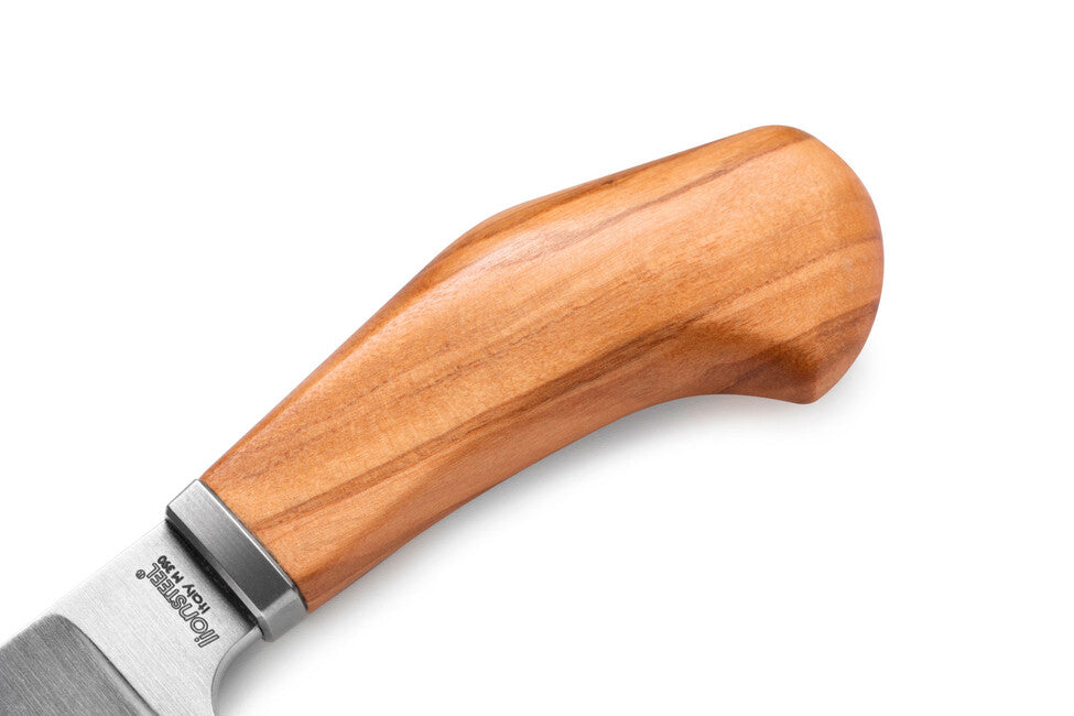 Lionsteel WILLY WL1 UL nož s fiksnom oštricom s ručkom od maslinovog drva