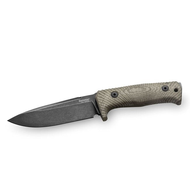 Lionsteel T5B bodež srednje dugačak canvas micarta ručkom CVG, zelen