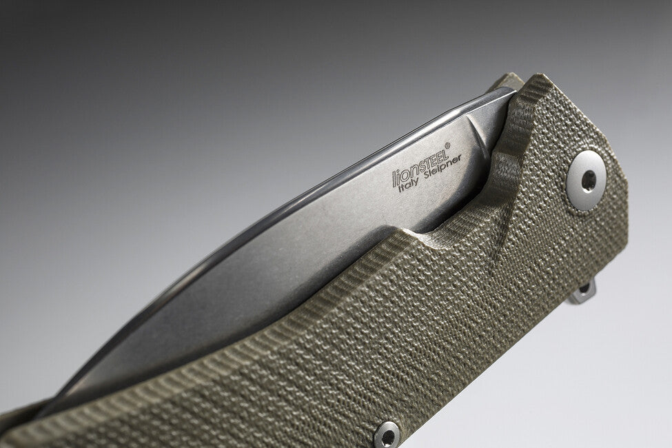 Lionsteel KUR džepni nož, vrlo robustan, oštrica Sleipner, GR