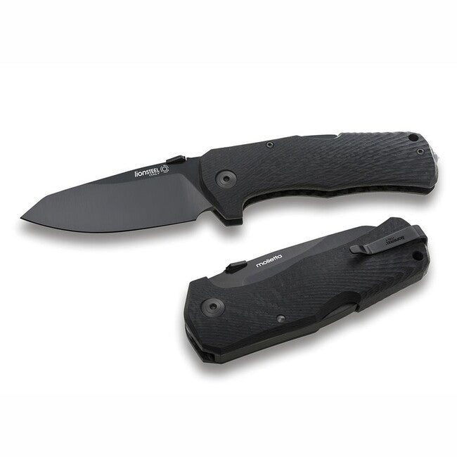 Lionsteel TM1 džepni nož vrlo robustan s crnom oštricom CB