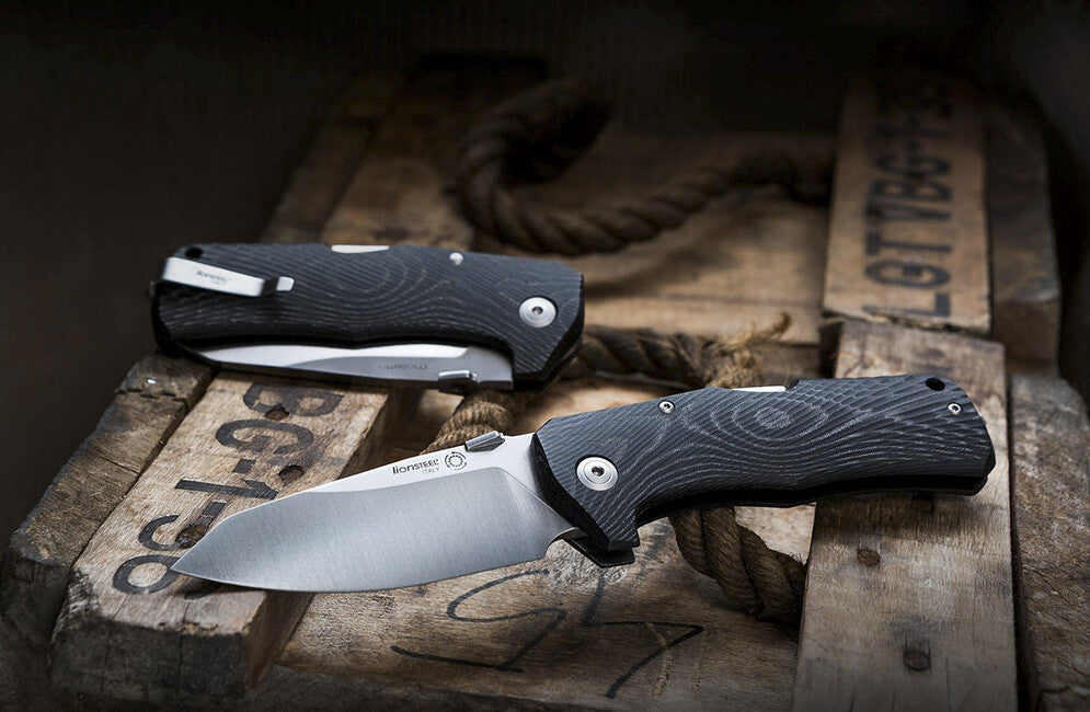 Lionsteel TM1 vrlo robustan džepni nož s ručkom od micarte, MS