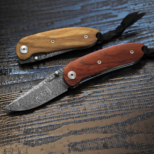 Lionsteel 8210D UL džepni nož s oštricom od damaščanskog čelika