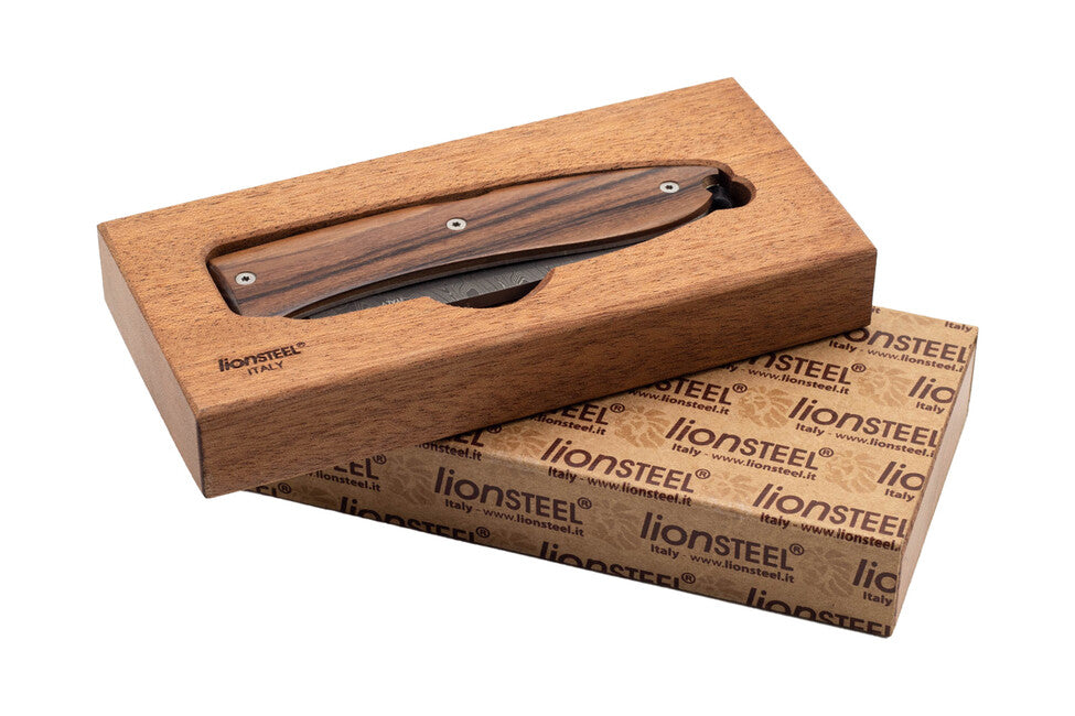 Lionsteel Opera džepni nož s oštricom od damaščanskog čelika 8800D-ST
