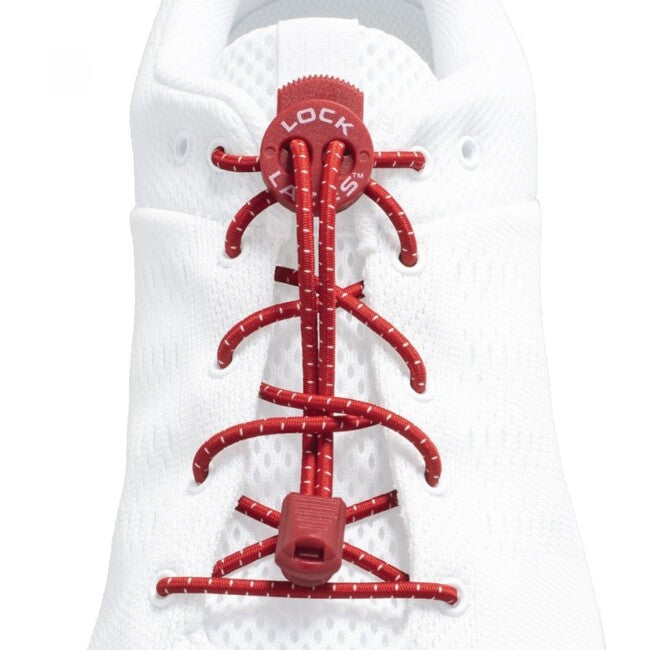 Lock Laces vezice za cipele, crvene
