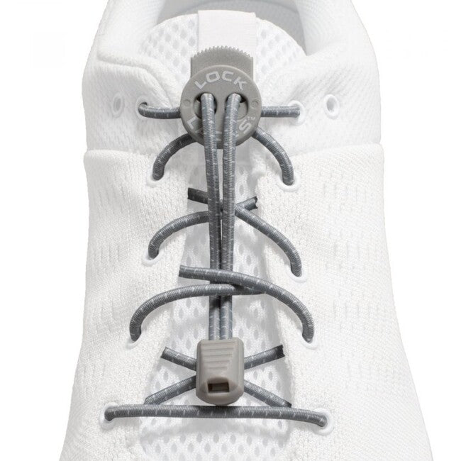 Lock Laces vezice za cipele, cool gray
